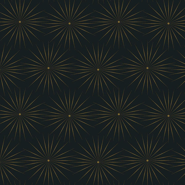 Wallpaper Starlight Wallpaper // Black & Gold 