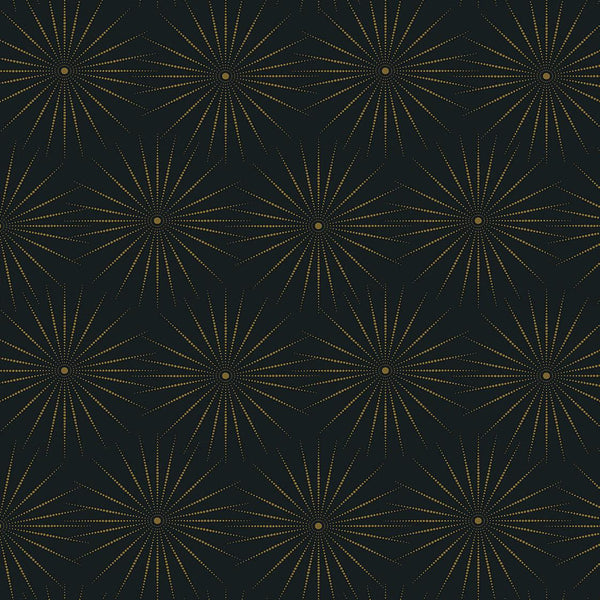 Wallpaper Starlight Wallpaper // Black & Gold 