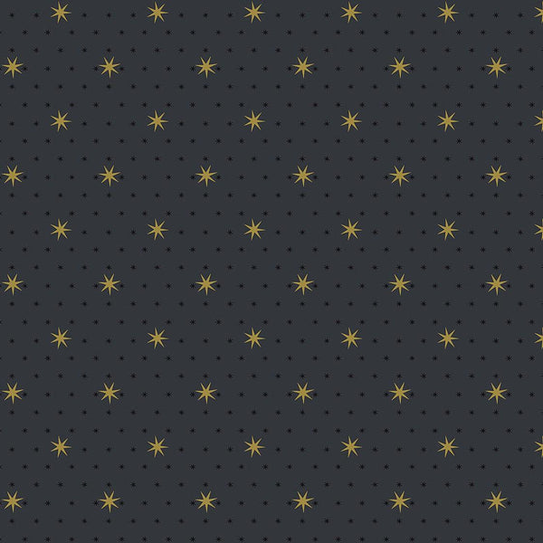 Wallpaper Stella Star Wallpaper // Black Metallic 