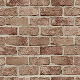 Wallpaper Stretcher Brick Peel & Stick Wallpaper // Red 