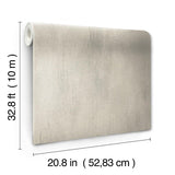 Wallpaper Stucco Finish Wallpaper // Warm Grey 