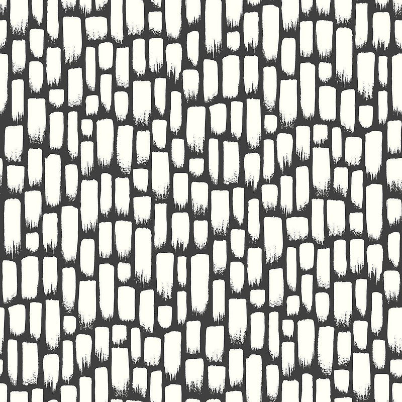 Wallpaper Sumi-E Wallpaper Sample // Black & White 8 x 10 