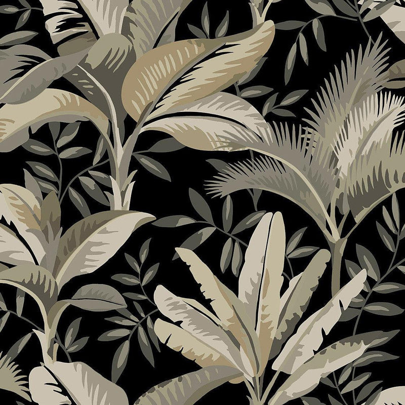 Wallpaper Summerhouse Wallpaper Sample // Midnight 8 x 10 