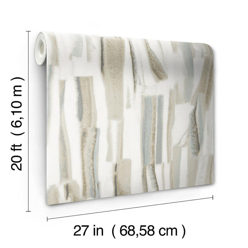 Wallpaper Taj Marble Peel & Stick Wallpaper // Cream & Jade 