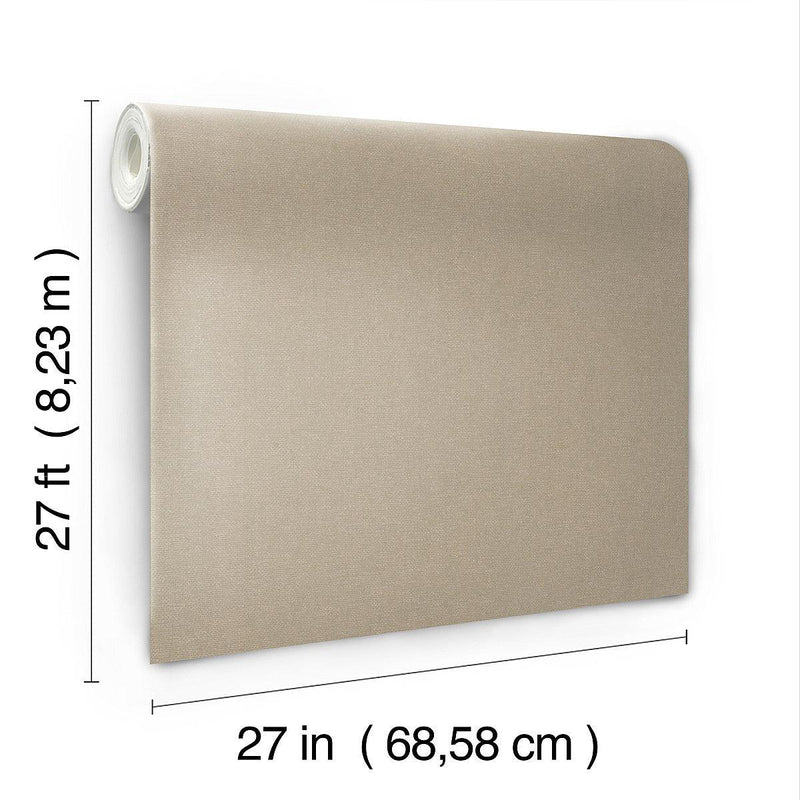 Wallpaper Tan Paperweave Wallpaper // Tan Metallic 