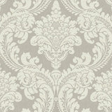 Wallpaper Tapestry Damask Wallpaper // Grey 