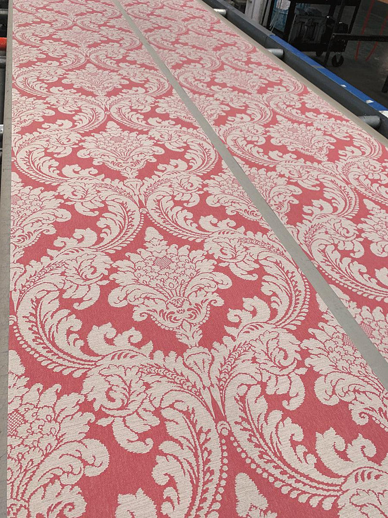 Wallpaper Tapestry Damask Wallpaper // Red 