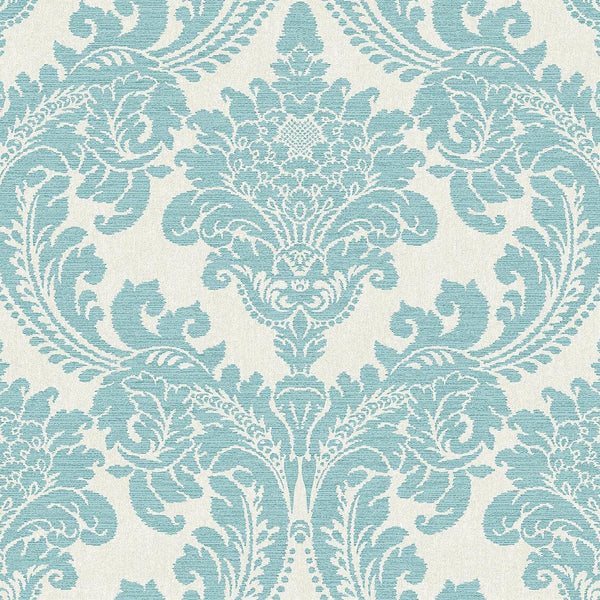 Wallpaper Tapestry Damask Wallpaper // Teal 