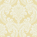 Wallpaper Tapestry Damask Wallpaper // Yellow 