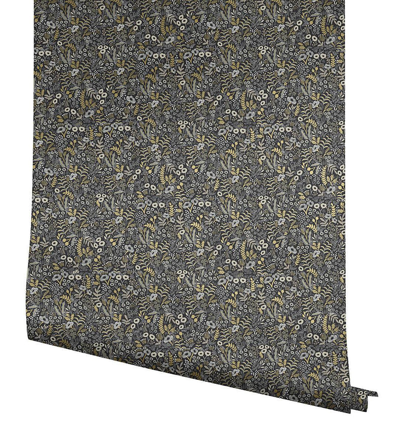 Wallpaper Tapestry Wallpaper // Black & Beige 