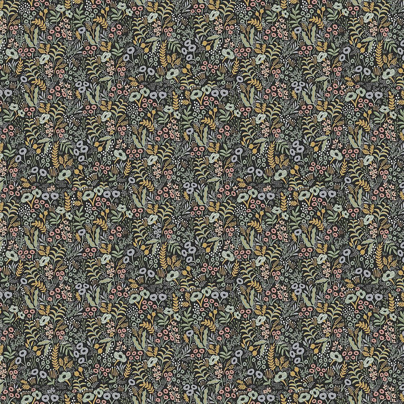 Wallpaper Tapestry Wallpaper Sample // Black 8 x 10 