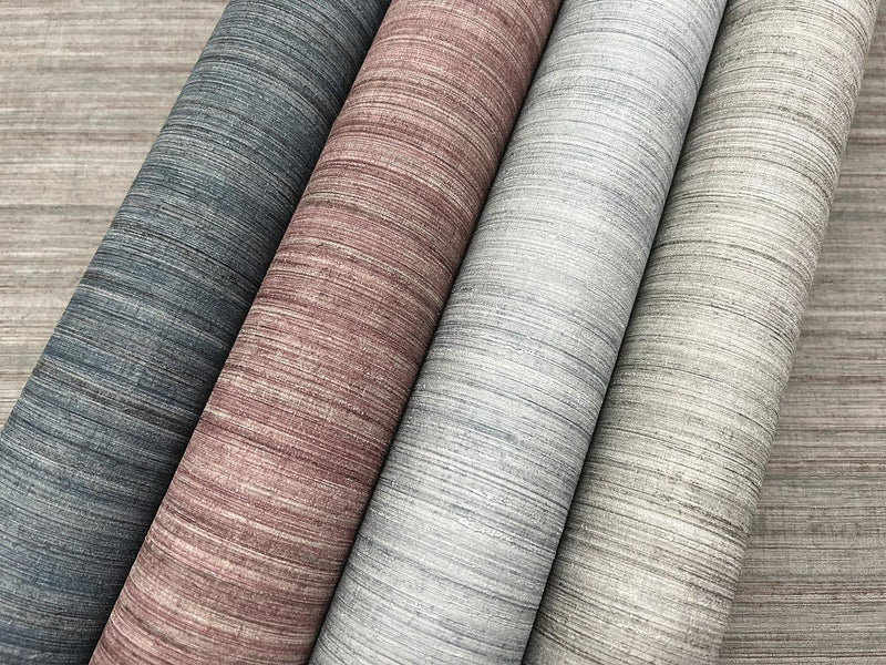 Wallpaper Tasar Silk Wallpaper // Grey 