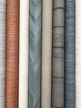 Wallpaper Tasar Silk Wallpaper // Grey 