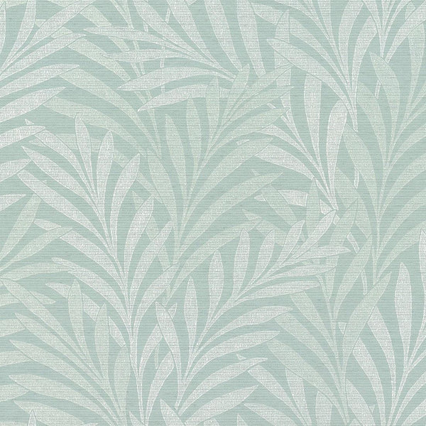 Wallpaper Tea Leaves Stripe Wallpaper // Blue 