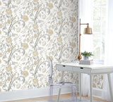 Wallpaper Teahouse Floral Wallpaper // Neutral 