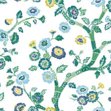 Wallpaper Temple Garden Peel & Stick Wallpaper // Bardados Green 