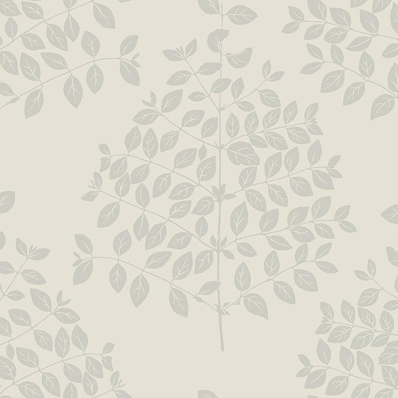 Wallpaper Tender Wallpaper Sample // Cream & Silver 8 x 10 