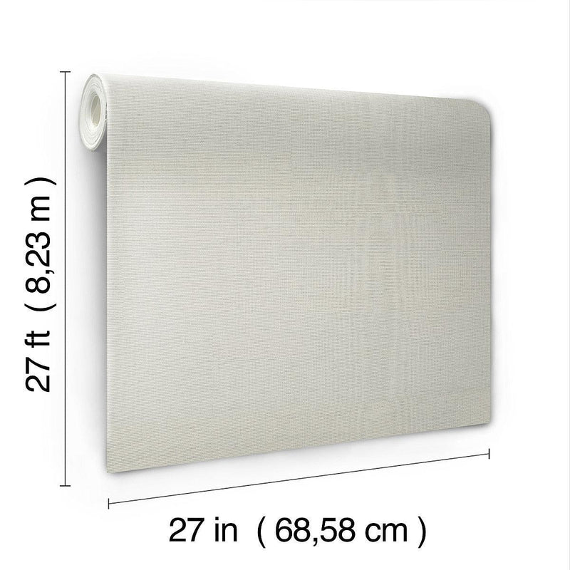 Wallpaper Textile Sisal Grasscloth Wallpaper // Dark Grey 