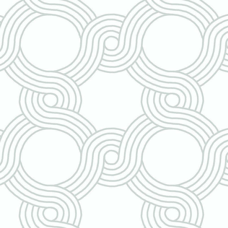 Wallpaper The Twist Wallpaper Sample // Grey 8 x 10 