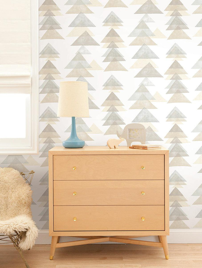 Wallpaper Triangles Peel & Stick Wallpaper // Neutral 