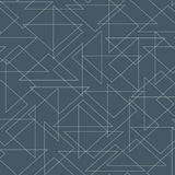 Wallpaper Triangulation Peel & Stick Wallpaper // Navy 
