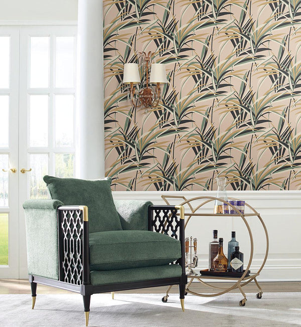 Wallpaper Tropical Paradise Wallpaper // Blush 