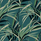 Wallpaper Tropical Paradise Wallpaper // Green & Teal 