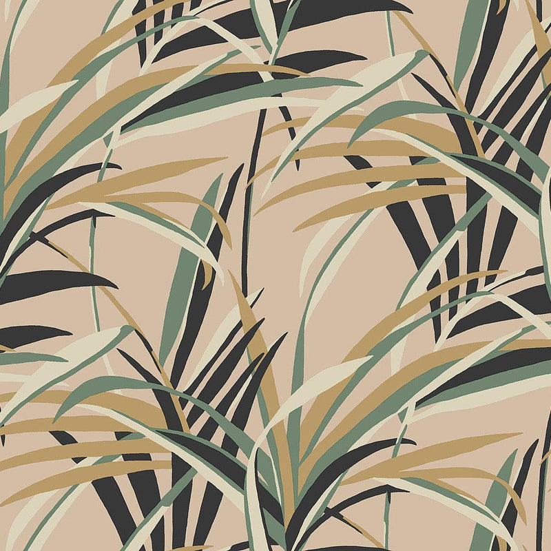 Wallpaper Tropical Paradise Wallpaper Sample // Blush 8 x 10 