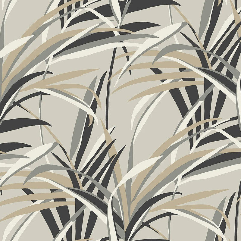 Wallpaper Tropical Paradise Wallpaper Sample // Taupe 8 x 10 