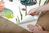 Wallpaper Tropical Reef Peel & Stick Wallpaper // Multicolor 