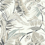 Wallpaper Tropical Toss Wallpaper // White 