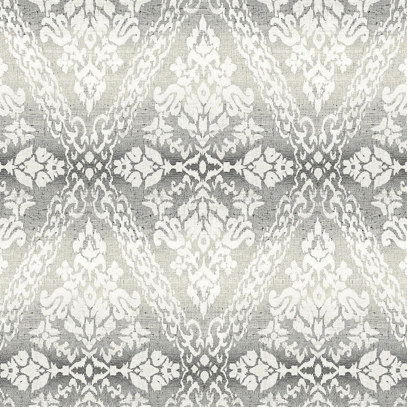 Wallpaper Tudor Diamond Damask Wallpaper // Black 