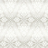 Wallpaper Tudor Diamond Damask Wallpaper // Grey 