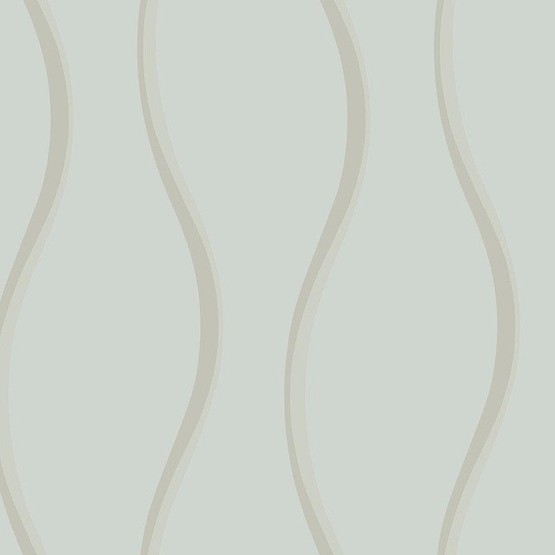 Wallpaper Unfurl Wallpaper Sample // Blue 8 x 10 