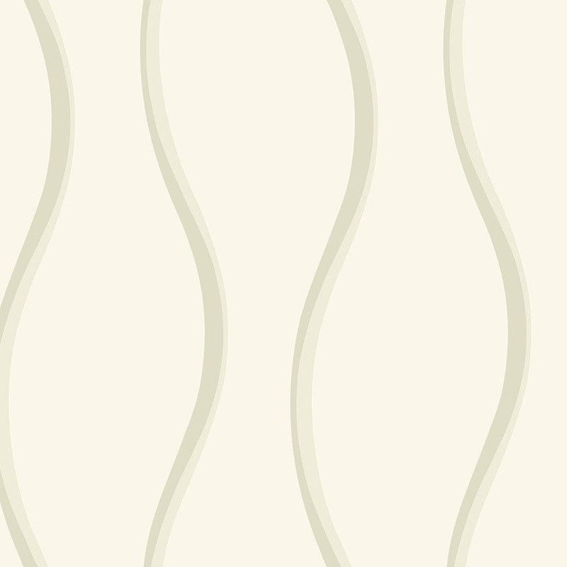 Wallpaper Unfurl Wallpaper Sample // Off White 8 x 10 