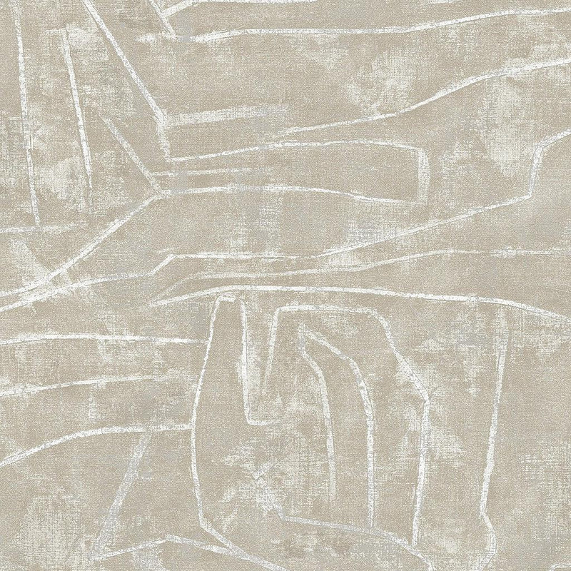 Wallpaper Urban Chalk Peel & Stick Wallpaper Sample // Neutral 8 x 10 