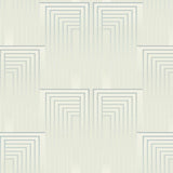 Wallpaper Vanishing Wallpaper // Dusty Blue & Silver 