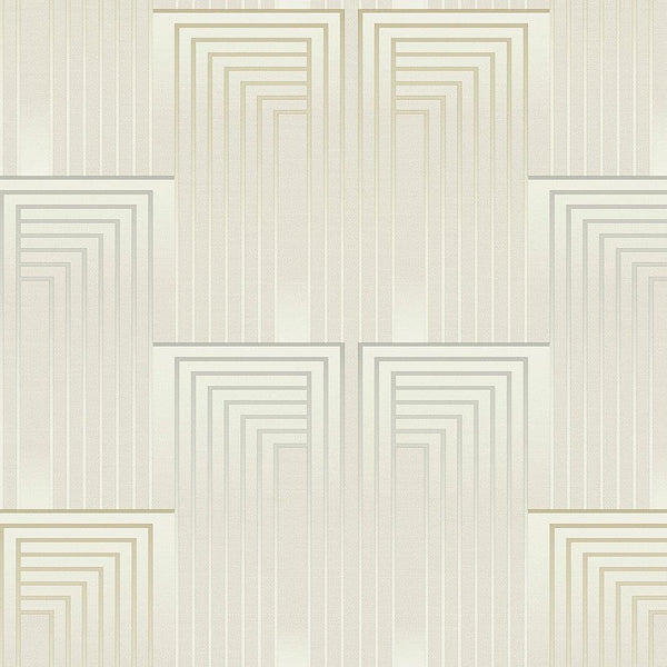 Wallpaper Vanishing Wallpaper // Silver & Gold 