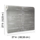 Wallpaper Velveteen Wallpaper // Grey & Neutral 