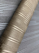 Wallpaper Vertical Plumb Wallpaper // Soft Gold Metallic 