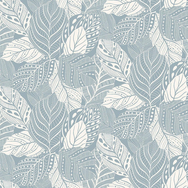 Wallpaper Vinca Wallpaper // Blue 