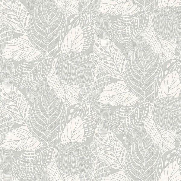 Wallpaper Vinca Wallpaper // Grey 