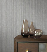 Wallpaper Vintage Tin Wallpaper // Brushed Nickel 