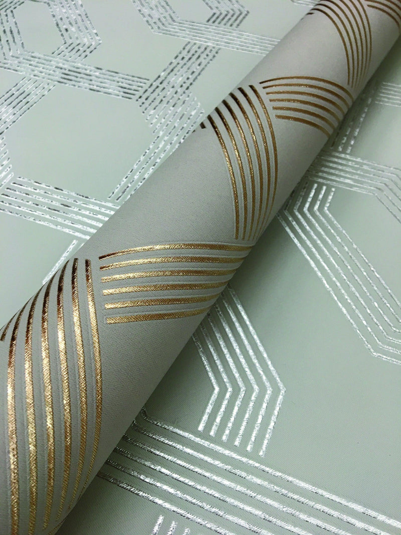 Wallpaper Viva Lounge Wallpaper // Gold Metallic 