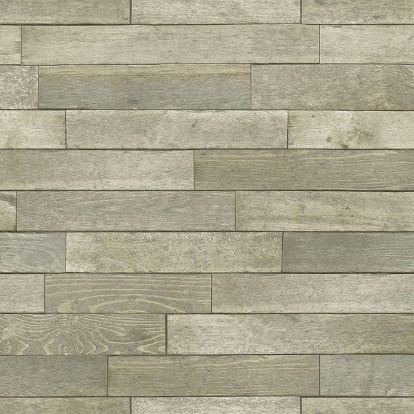 Wallpaper Warehouse Planks Peel & Stick Wallpaper // Brown 