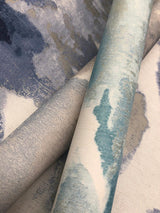 Wallpaper Water Lily Wallpaper // Dark Blue 