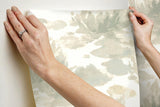 Wallpaper Water Lily Wallpaper // Grey 