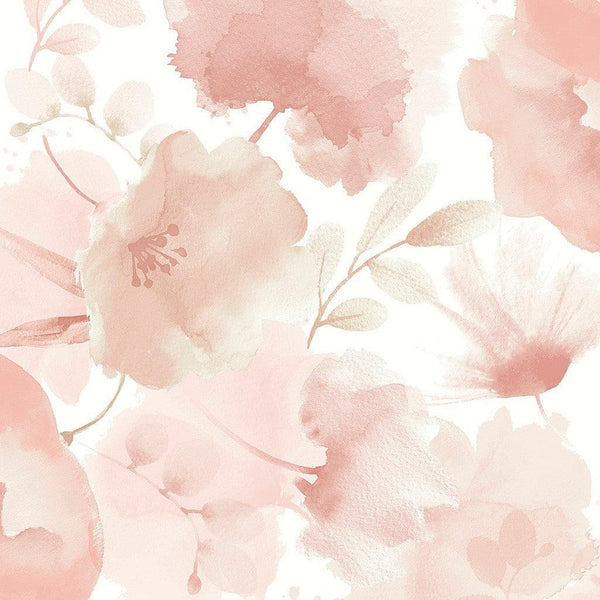 Wallpaper Watercolor Bouquet Wallpaper // Blush 
