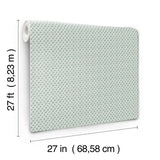 Wallpaper Wicker Weave Wallpaper // Green 