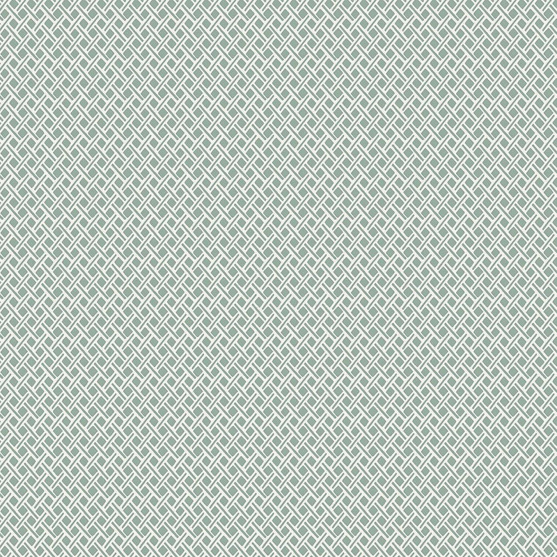 Wallpaper Wicker Weave Wallpaper // Green 